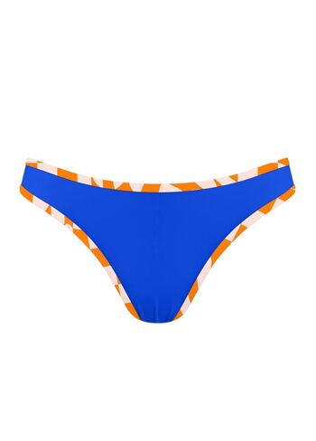 Bas de bikini avec bande contrastée-Bleu Marine 1