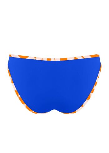 Bas de bikini avec bande contrastée-Bleu Marine 2