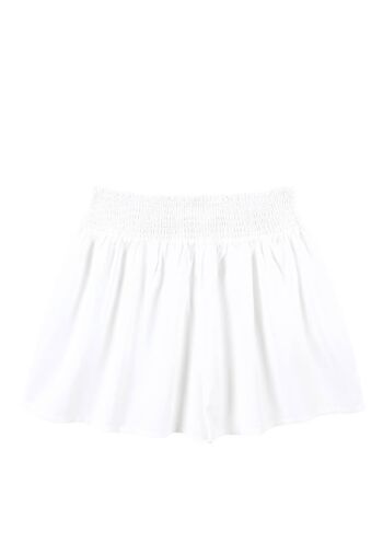 Short de plage pour femme-blanc 1