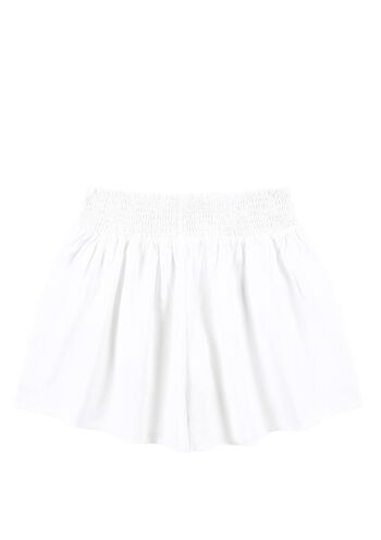 Short de plage pour femme-blanc 2