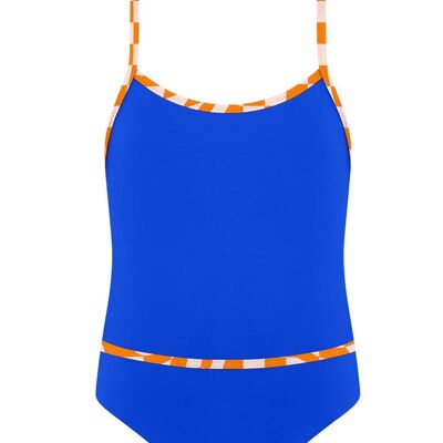 Mädchen Badeanzug-Marineblau