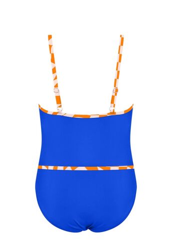 Maillot de bain fille-bleu marine 2