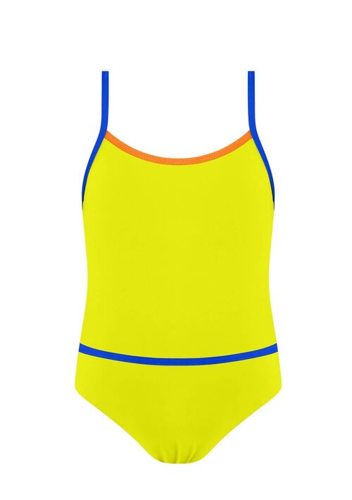 Girls´s Swimsuit-Lime