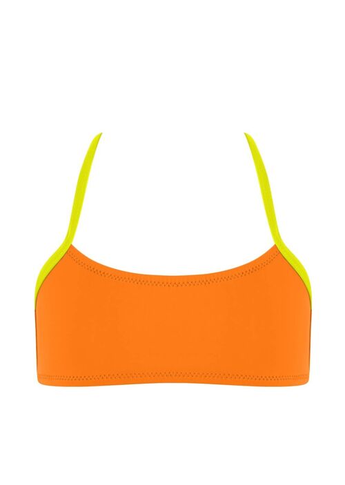 Girl´s Bikini Top-Orange Vitamin C