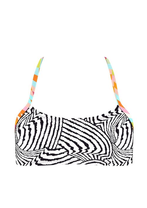 Girl´s Bikini Top-Zebra stripes
