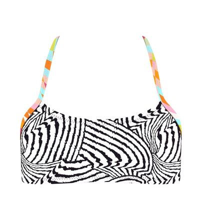 Girl´s Bikini Top-Zebra stripes