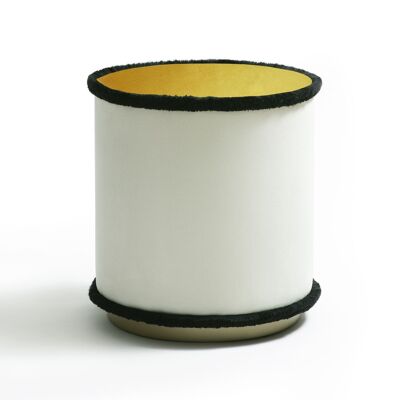 THE Graphic Trilogy Mustard Pouf