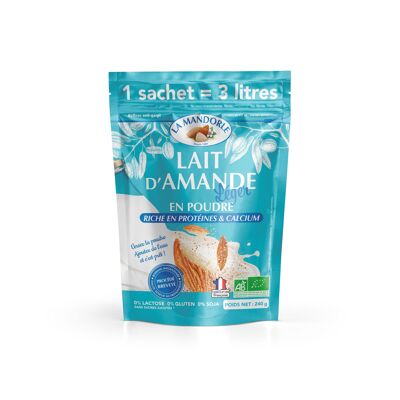 Lait d'Amande Léger en poudre - 240g