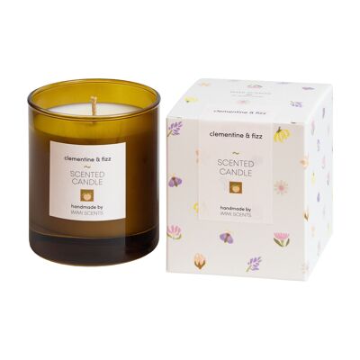 Scented candle - Clementine & Fizz