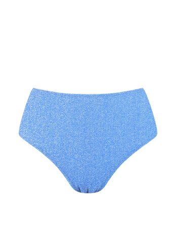 Bas de bikini taille haute-Aurora Blue 1