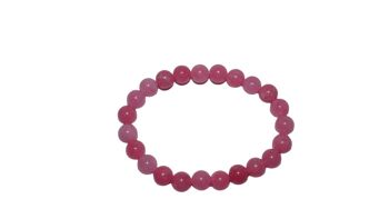 Bracelet de perles de pierre colorées 1