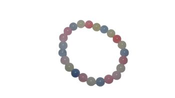 Bracelet de perles de pierre colorées 10