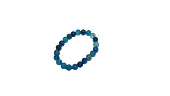 Bracelet de perles de pierre colorées 21