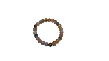 Bracelet de perles de pierre colorées 22