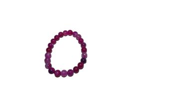 Bracelet de perles de pierre colorées 27