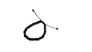 Bracelet de perles de pierre colorées 11