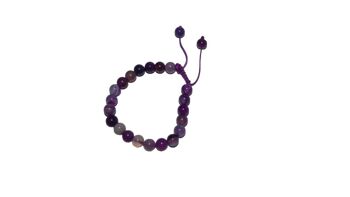 Bracelet de perles de pierre colorées 15