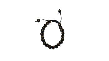 Bracelet de perles de pierre colorées 19