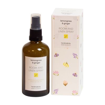 Spray d'ambiance et linge - Citronnelle et gingembre