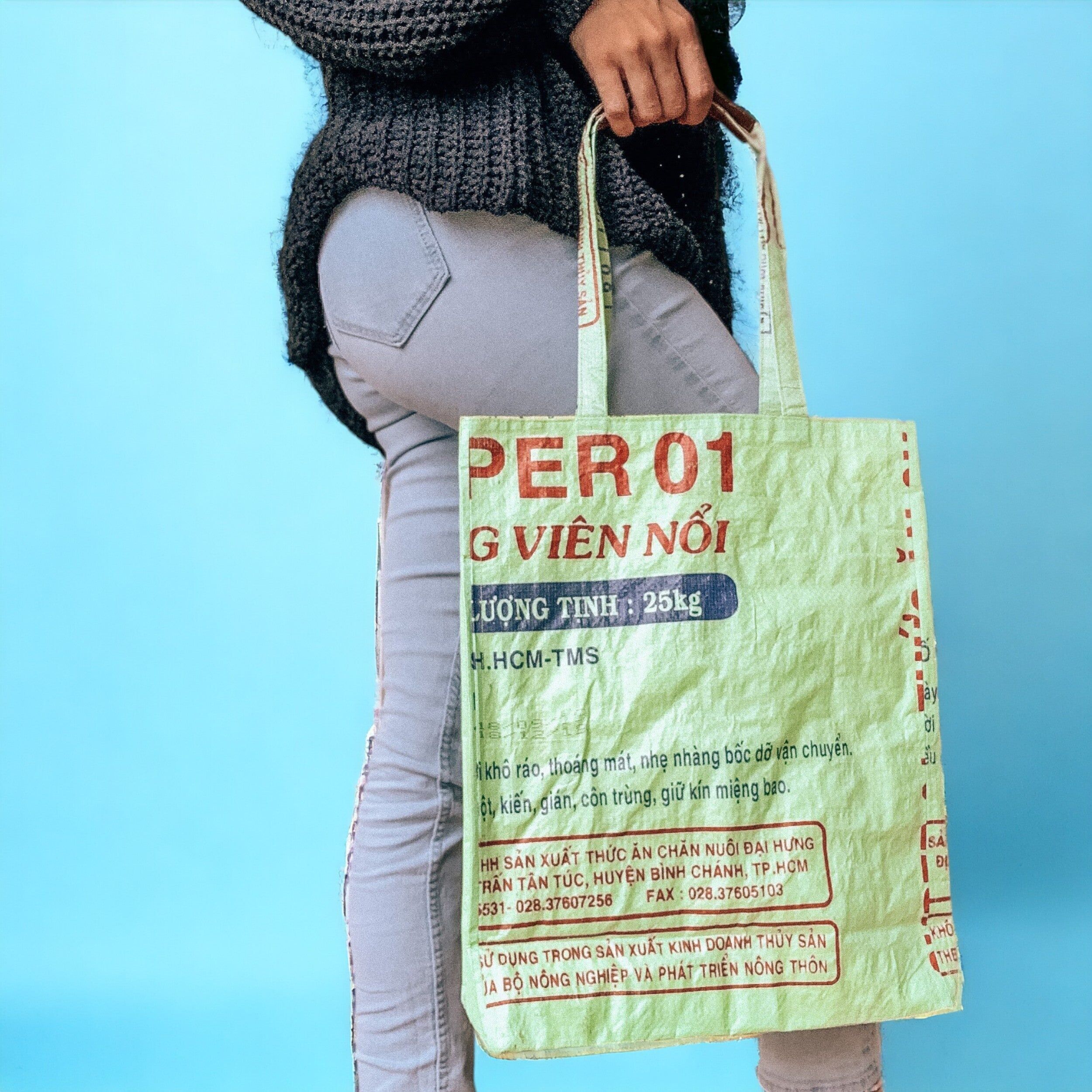 BORSA DA AFFARI | Borsa riciclata in verde