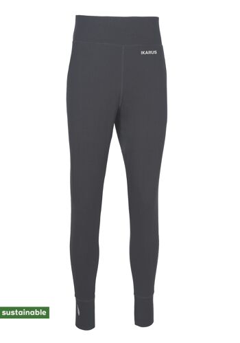 Tenue de yoga en coton bio & modal | Pantalon de yoga (gris foncé) & T-shirt (noir, basique) 5