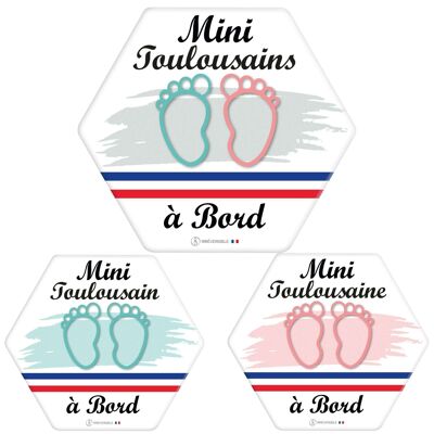 Adesivo per bambini ultra resistente sui bordi - Mini Toulouse