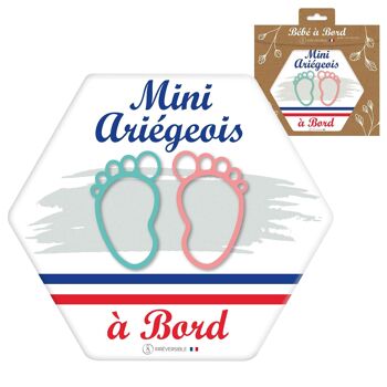 Adhésif bébé à Bord ultra-résistant - Mini ariègeois(es) 2