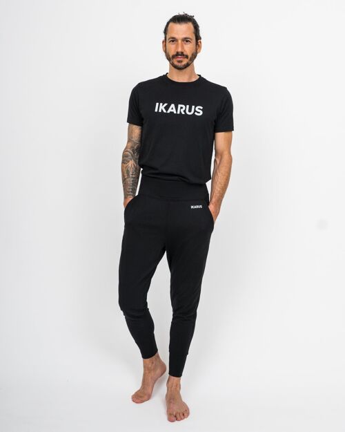 Yoga Outfit All Blacks Signature | IKARUS Hose & T-Shirt