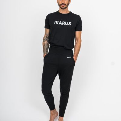 Yoga Outfit All Blacks Signature | IKARUS Hose & T-Shirt