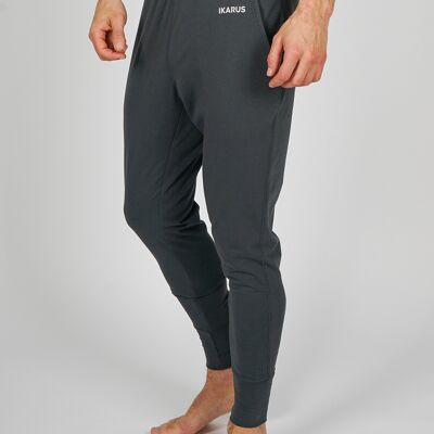 Pantalones de yoga GRIS OSCURO de algodón orgánico y modal