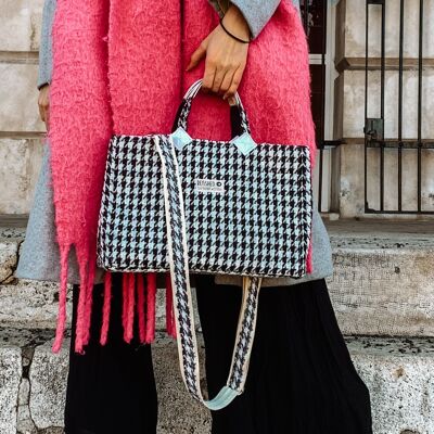 ISOLDE BAG | Sustainable handbag in tweed fabric