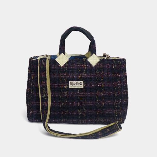ISOLDE BAG | Nachhaltige Handtasche in Tweed Stoff