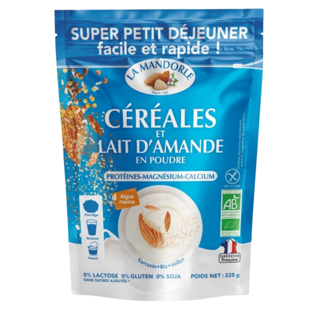 Desayuno Súper Completo: Cereales y Leche de Almendras - 225g