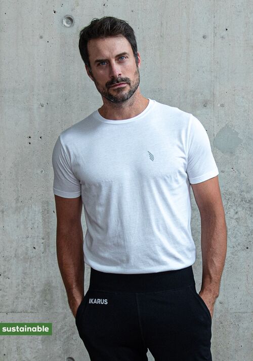 Yoga T-Shirt aus Bio-Baumwolle & Modal (weiß, Basic)