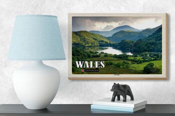 Panneau en bois voyage 18x12 cm, décoration du parc national de Snowdonia du pays de Galles 3