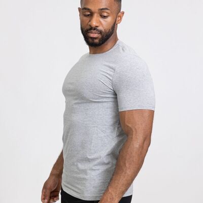 Einfarbiges Herren-T-Shirt mit Rundhalsausschnitt TX816-3