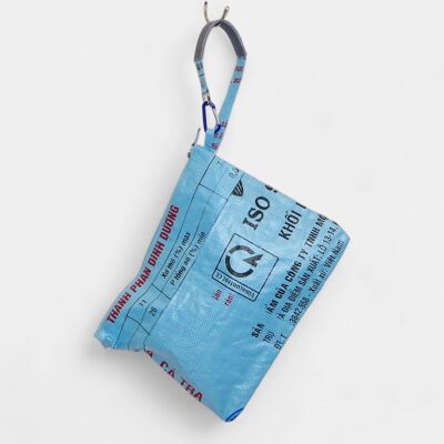 BAG-IN-BAG' (XL) | Borse riciclate in azzurro
