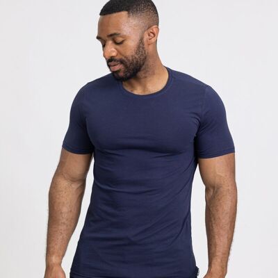 camiseta lisa cuello redondo hombre tx816-8
