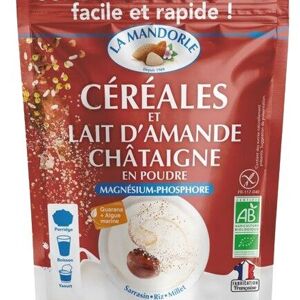 Super Petit Déjeuner : Céréales & Lait d’Amande Châtaigne en poudre - 225g
