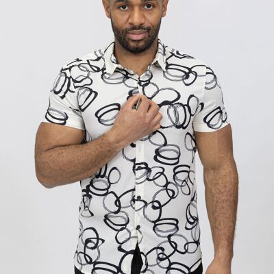 Men's printed shirt kd1004-2