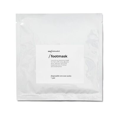 FOOTMASK / regenerating disposable foot mask