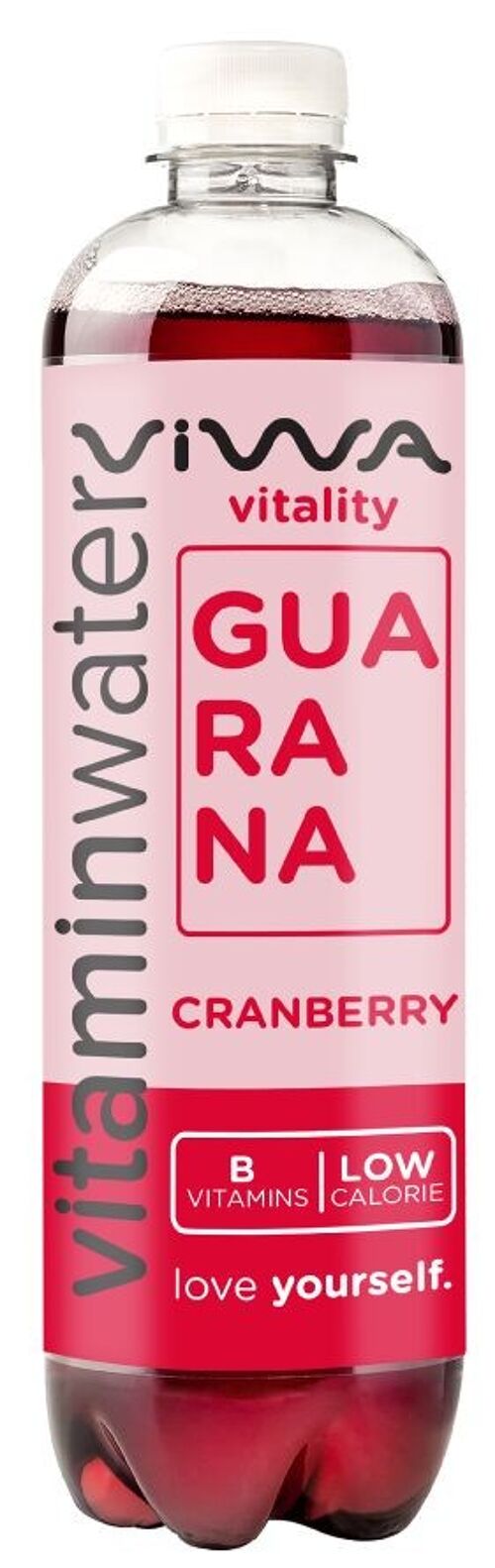 Vitaminwater Vitality Guarana Cranberry low cal 600ml