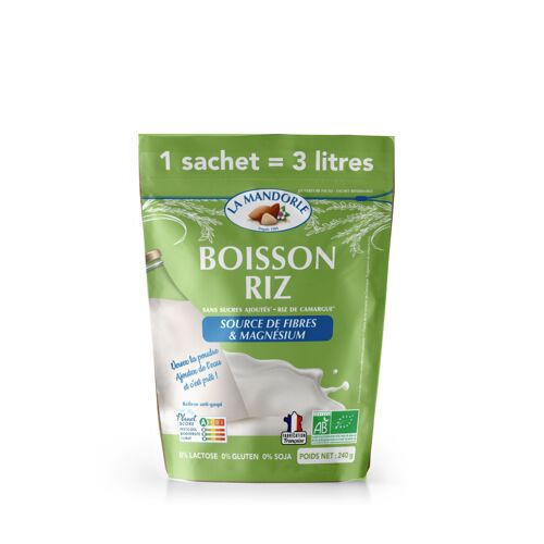 Boisson Riz sans gluten en poudre - 240g