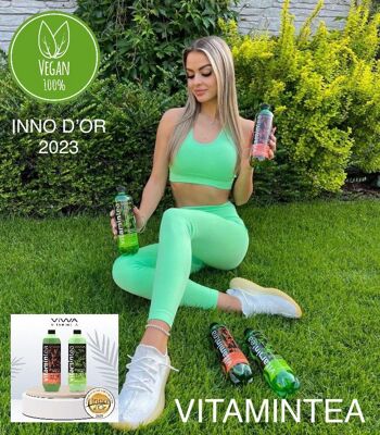 Vitaminetea Thé Vert Bio Citron Zero Sucre 600ml 5