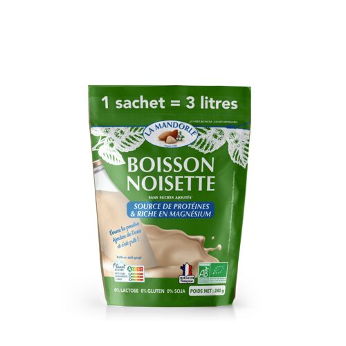 Boisson Noisette sans gluten en poudre - 240g