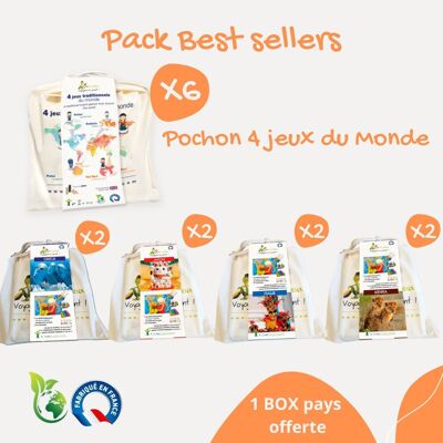 Pack Best sellers - Made in France - Holiday games