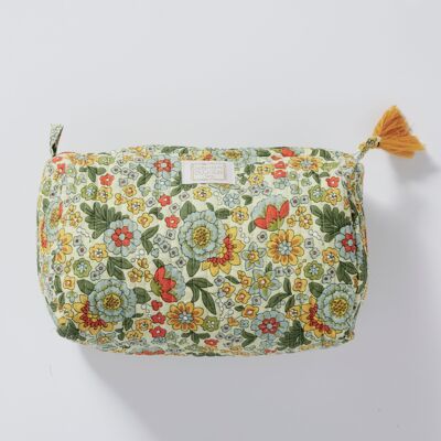 Indian Toiletry Bag INDIRA Amaia Lime