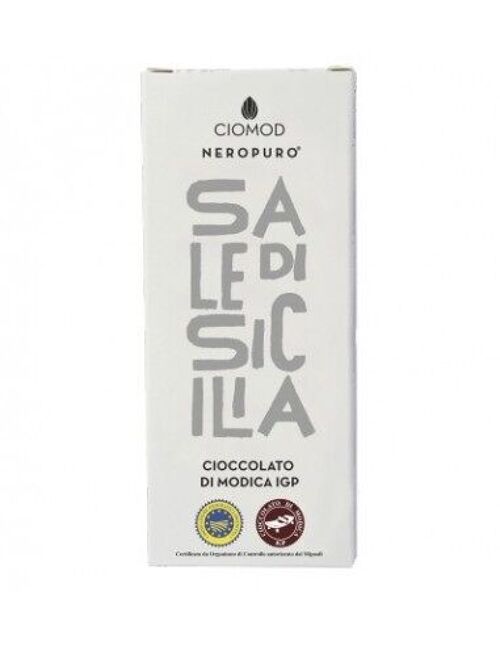 Tavoletta di Cioccolato di Modica al Sale - Ciomod