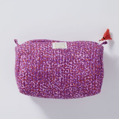 Indian toiletry bag INDIRA Savane Marshmallow