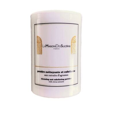 Polvo exfoliante facial cítrico
